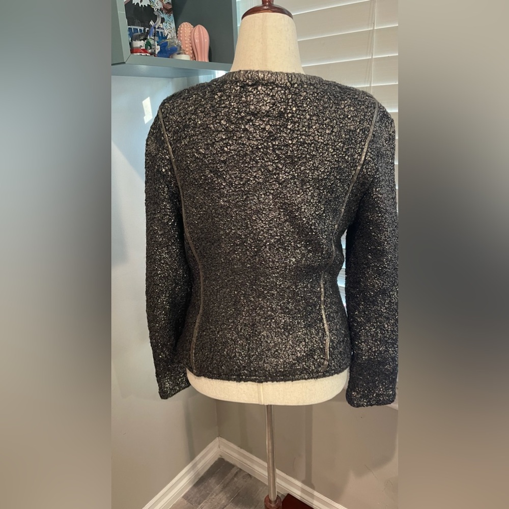 GUESS Silver Wool Blend Sweater - Picture 6 of 7